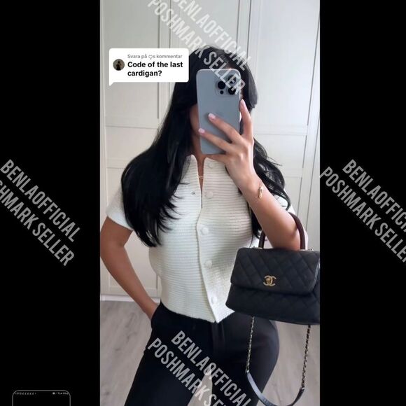 NWT ZARA CHUNKY KNIT PETER PAN COLLAR CARDIGAN - Picture 2 of 12